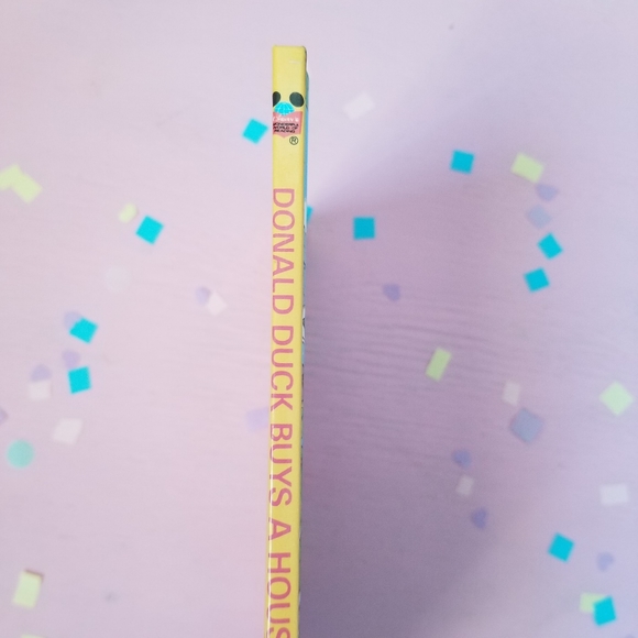 1986 Vintage Disney Donald Duck Buys A House Book - Picture 4 of 7